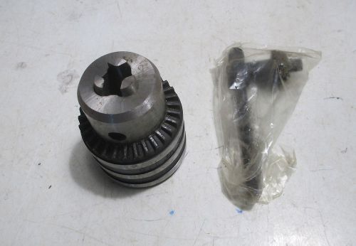 New 1/2&#034; - JT6 Taper  Drill Chuck with it&#039;s key - for Drill Press or Lathe