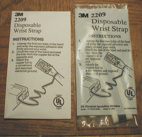 3M 2209 ESD Disposable Wrist Strap ESD Grounding New Electrostatic Shock Prevent