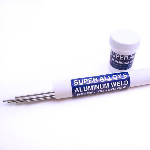 Muggy weld super alloy 5 aluminum repair starter kit 3/32 for sale