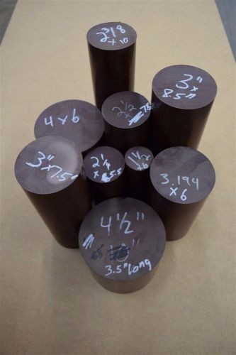 Urethane Round 75D Assorted Sizes 2.5&#034; 3&#034; 4&#034; Polyurethane Cylinder Acrotech Inc.