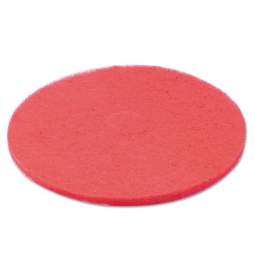 &#034;boardwalk standard floor pads, 20&#034;&#034; dia, red, 5/carton, burnishers bwk4020red&#034; for sale