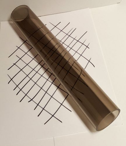 1 pc clear smoke bronze acrylic plexiglass lucite tube 2” od 1 3/4 id x 24” long for sale