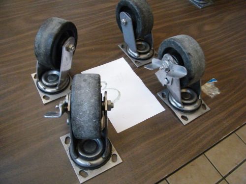 5&#034; Stainless Steel Industrial Grade Caster Wheels &#034;Set Of 4&#034;  #3