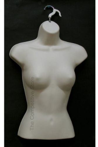 Female Torso Body Mannequin Form (Waist Long) - Great For Small And Medium -