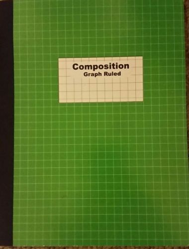 Staples composition notebook, graph ruled, assorted colors, 9-3/4&#034; x 7-1/2&#034; for sale
