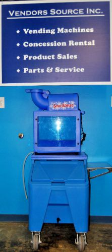 Sno King Sno-Kones Ice Shaver model 1888 with cooler cart