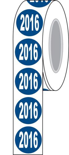 1-1/2&#034; Diameter &#034;2016&#034; Inventory Control Label Compulabel (821539)