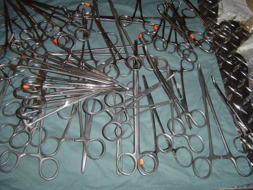 40 SURGICAL STAINLESS clamps  INSTRUMENTS, SURGICAL CLAMPS