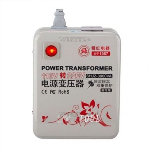 Shunhong transformer 110-120v to 220-240v 3kva step up voltage converter u for sale