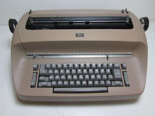 Vintage IBM Selectric Personal Typewriter Machine - Tan Beige Metal Typing
