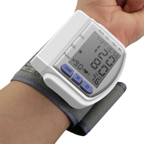 Digital wrist bp blood pressure monitor meter sphygmomanometer with wriatband#h for sale