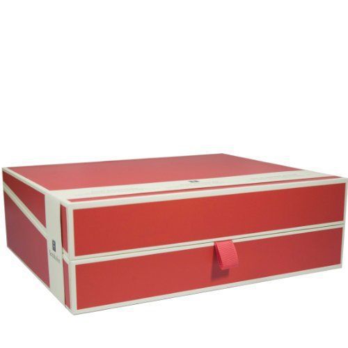 Semikolon letter/a4 size document storage box, red (31904) for sale