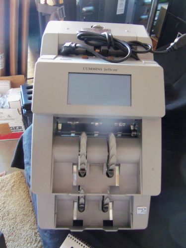 Cummins-Allison JetScan Model 4096 Currency Cash Counter Scanner TWO POCKET