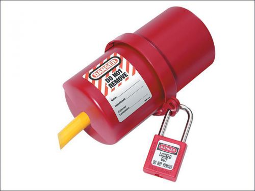 Master lock - lockout electrical plug cover large for 240 - 550 volt for sale