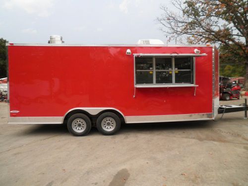 Concession Trailer 8.5&#039;x20&#039; Red - Catering Food Event Vending