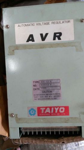 NEW Taiyo Electric Co Ltd, AVR ASC-11-4A, ASC-12-4 &amp; ASC-31-4