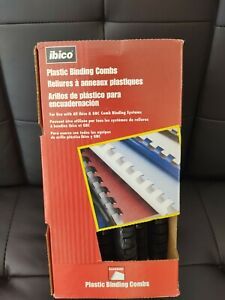 Ibico Plastic Binding Combs 46 One Inch Pieces 1&#034; Binding Combs