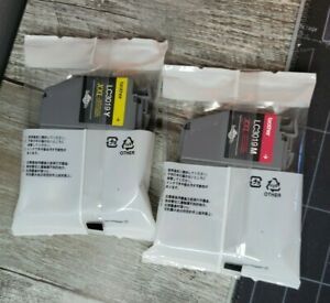 Brother Printer ink LC30193 XXL Yellow and Magenta only NEW Sealed