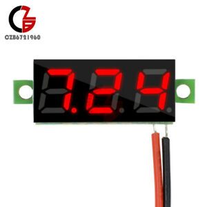 0.28inch Two Wire LCD Mini Digital DC Voltmeter Gauge Voltage Detector