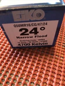 Solux-Eiko Halogen, 12V 50 Watt 4700K TRUE DAYLIGHT 24-degree-NEW
