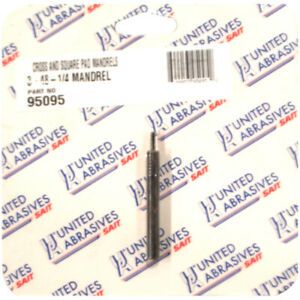 United Abrasives SAIT 95095 Type 3-48 Cross Pad and Square Pad Mandrel
