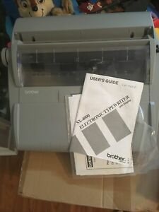 Brother SX-4000 Daisywheel Electric LCD Display Typewriter W/ Manual Works Great