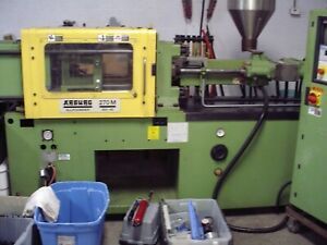 Arburg Plastic Injection Molding Machine. 270-350-90 35ton 1.82 oz.