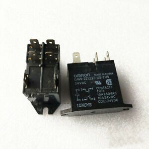1Pc OMRON G4W-22123T-US-TV5 24VDC Power Relay 6Pins 10A 250VAC