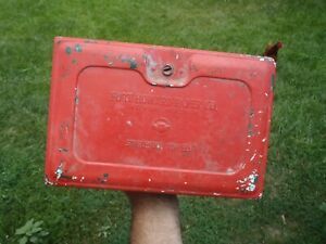 VINTAGE Gas Service Station Restroom  fort howard Paper Dispenser Cabinet