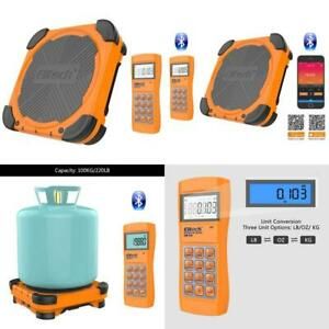 Elitech Lmc-310 Wireless Refrigerant Electronic Charging Weight Recovery Scale F