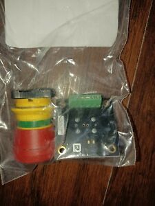 Multivac monitor emergency stop button assembly