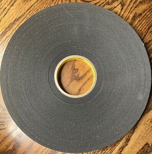New 3M 4492W 1/32&#034; Thick Polyethylene Double Sided Foam Tape 1&#034; x 72 yards White