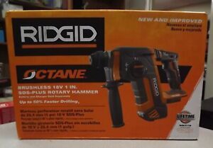 New/Sealed RIDGID Brushless 18v 1 Inch SDS Plus Rotary Hammer Tool Only R86711B