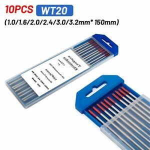 WT20 Tungsten Electrode Rod Welding Welding Rods 1 Set Brazing Rod Electrode Rod