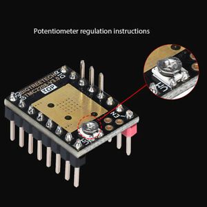 TMC2208 V3.0 UART/STEP/DIR Stepper Damper 3D Motherboard with Heat Sink Driver S