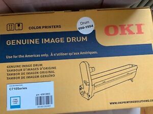 Genuine OKI Cyan Image Drum p/n 43913803 for Color Printer C710 Series - NEW
