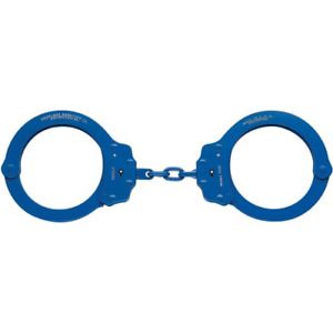 Peerless 4721N Blue EPP Oversize Chain Link Colored Police 7030 Handcuffs