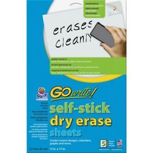 GoWrite!&amp;reg;  Dry Erase Sheet AS1117 AS1117  - 1 Each