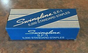 Vintage Swingline S.F.-1 Sharp Point Standard Staples - Full Box Of 5000