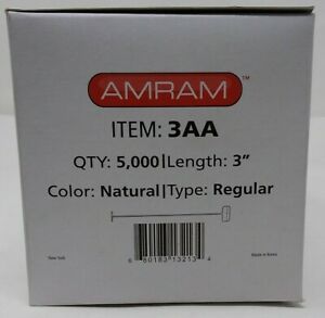 Amram 3&#034; Standard Attachments- 5,000 pcs, 50/Clip.