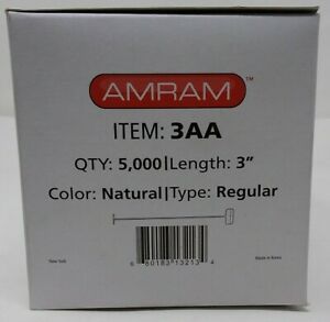 Amram 3&#034; Standard Attachments- 5,000 pcs, 50/Clip.