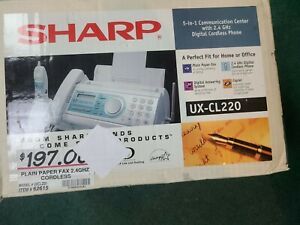 SHARP UX - CL220 FAX MACHINE 5 IN 1 COMMUNICATION CENTER NEW IN OPEN BOX UNUSED