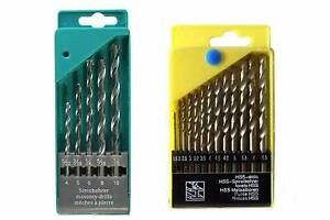 New Drill Bit Set of 13 for Wood, Malleable Iron, Aluminium, Plastic  5pc Set