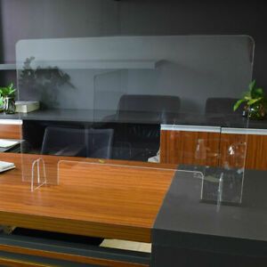 SNEEZE GUARD Acrylic Plexiglass Table Desk Checkout counter Shield 31.5”*23.62”