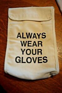 Lineman&#039;s Canvas Insulating Glove Bag  NOS