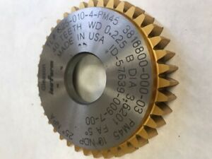 Gleason Shaper Cutter 1 1/4&#034; Bore DP 8/10 PA20 WD .2250 N 32