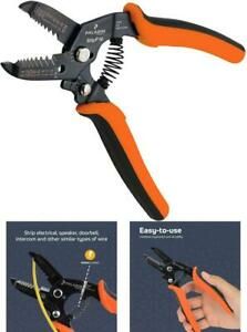 Wire Stripper and Cutter by Paladin Tools - 24-10 AWG Solid and Stranded Wire