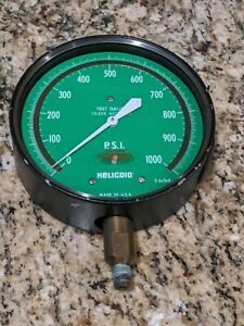 0-1000 PSI Helicoid 6&#034; Dial Precision Pressure Gage 1/4&#034; NPT