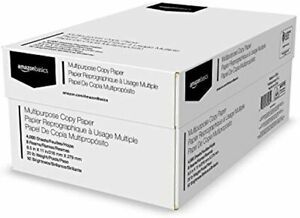 Amazon Basics Multipurpose Copy Printer Paper - White, 8.5 x 11 Inches, 8