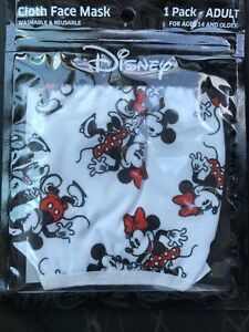 OFFICIAL DISNEY CLOTH FACE MASK MICKEY MOUSE - Adult FREE SHIP REUSABLE WASHABLE